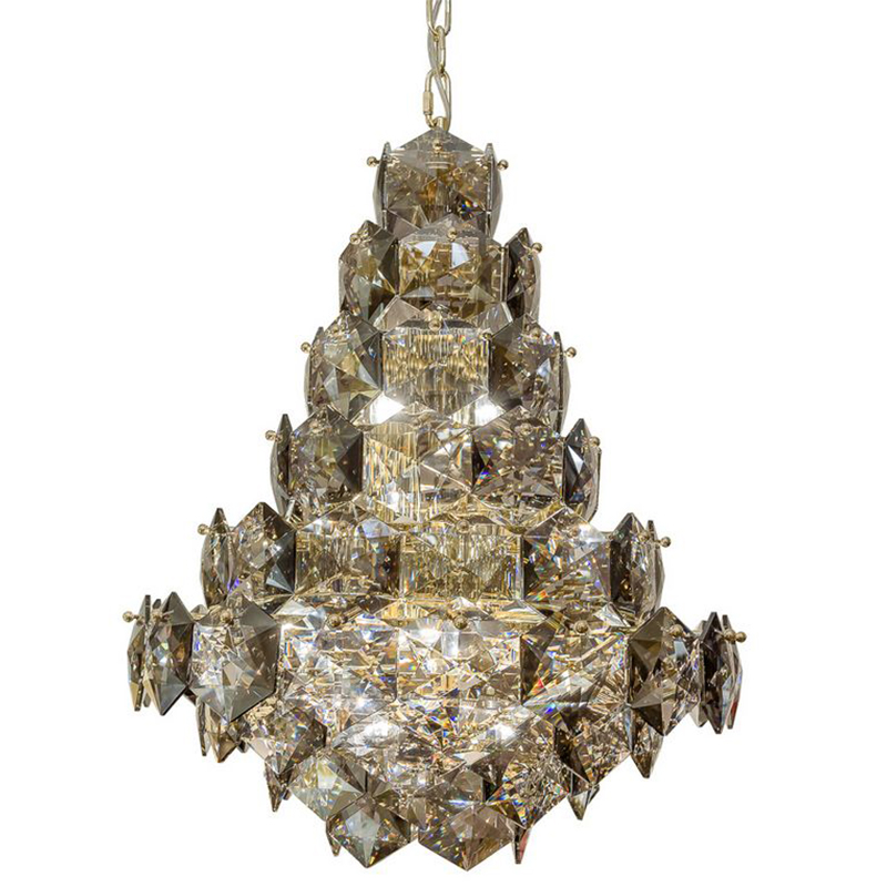 Люстра Tiers Crystal Light Chandelier Smoky 54 Золотой Дымчатый (Smoke) Люстра Tiers Crystal Light Chandelier Smoky 54 Золотой Дымчатый (Smoke) в Челябинске | Loft Concept
