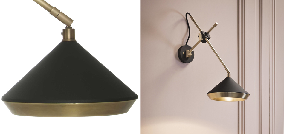 Бра Bert Frank SHEAR SHEAR WALL LIGHT Черный Бра Bert Frank SHEAR SHEAR WALL LIGHT Черный - Loft-Concept в Челябинске