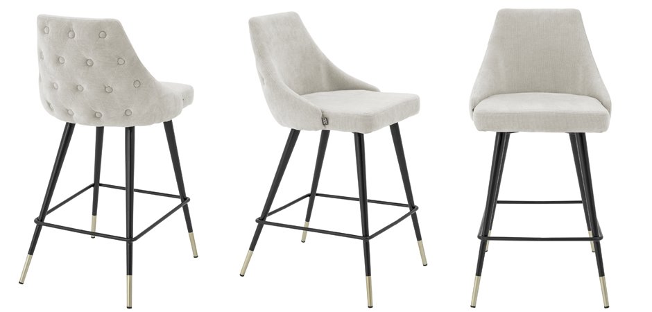 Полубарный стул Eichholtz Counter Stool Cedro Sand Полубарный стул Eichholtz Counter Stool Cedro Sand - Loft-Concept в Челябинске
