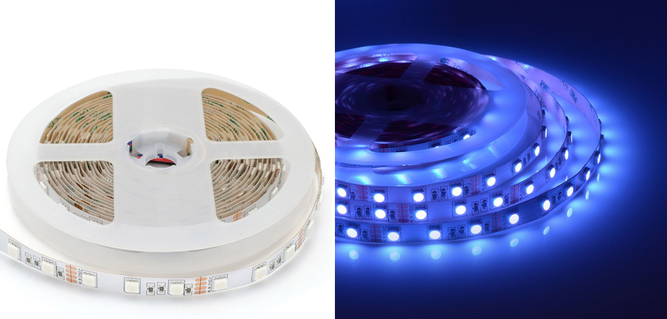Светодиодная лента 14,4W/m 60LED/m 5050SMD разноцветная 5M Светодиодная лента 14,4W/m 60LED/m 5050SMD разноцветная 5M - Loft-Concept в Челябинске