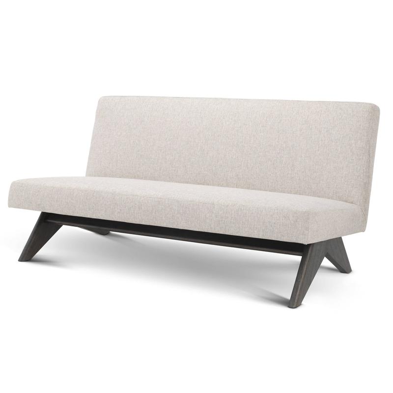 Диван Eichholtz Sofa Erudit Молочный Коричневый Диван Eichholtz Sofa Erudit Молочный Коричневый в Челябинске | Loft Concept