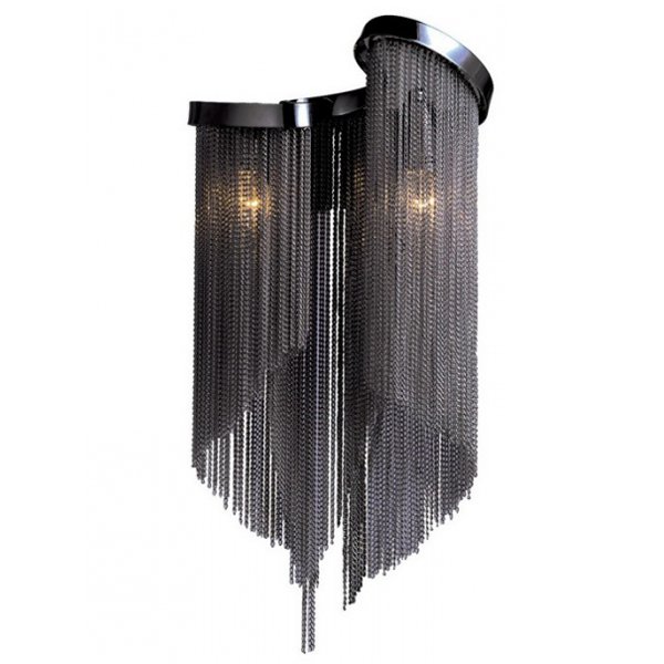 Бра Atlantis Chain Wall lamp Black Темный хром Бра Atlantis Chain Wall lamp Black Темный хром в Челябинске | Loft Concept