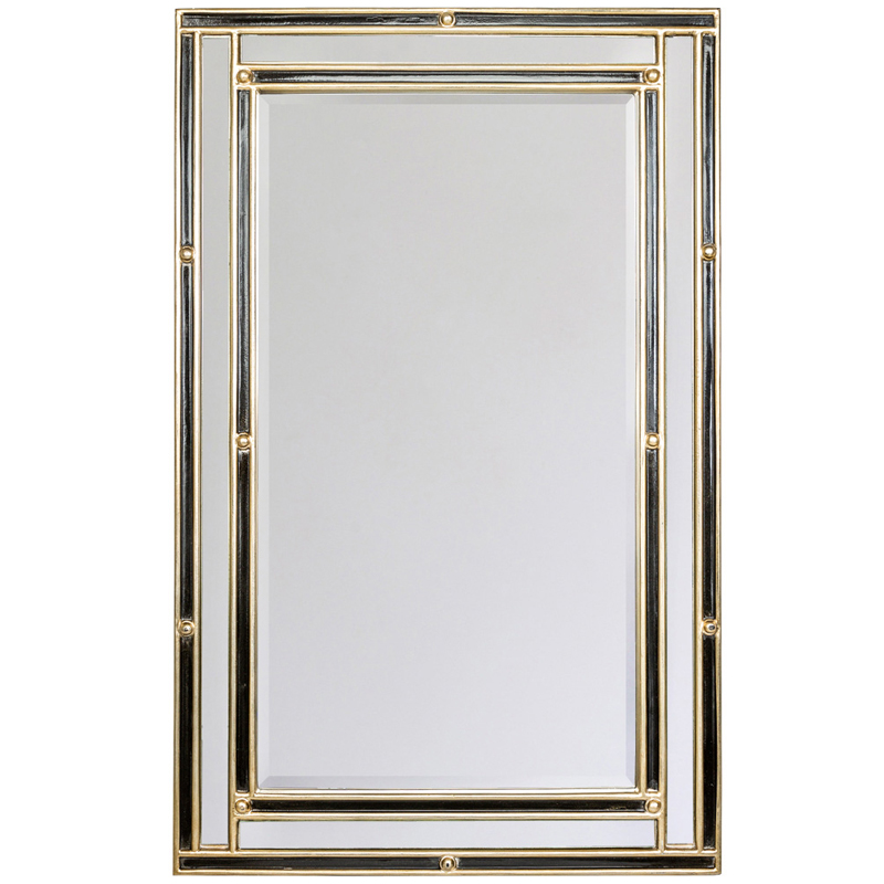 Зеркало Cambefort Mirror Зеркало Черный матовое золото в Челябинске | Loft Concept 