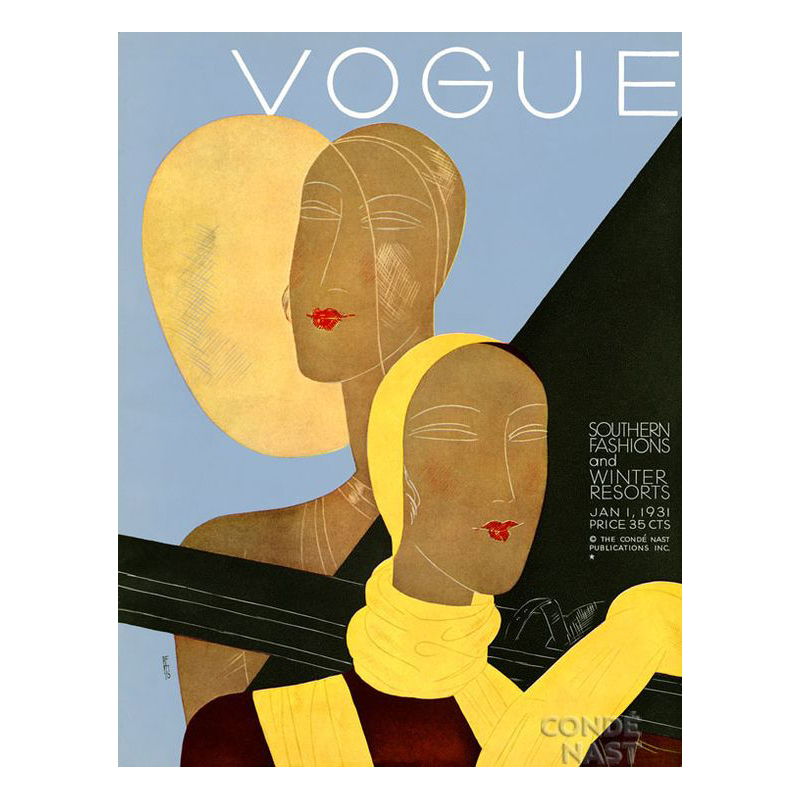 Постер Vogue Retro Мульти Постер Vogue Retro Мульти в Челябинске | Loft Concept