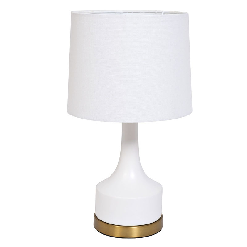 Настольная лампа Fontaine Table Lamp Золотой Белый Настольная лампа Fontaine Table Lamp Золотой Белый в Челябинске | Loft Concept