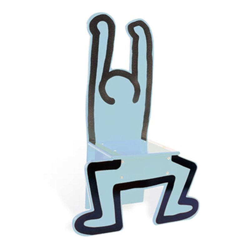Детский стул Chaise Keith Haring Dancer Vilac Голубой Голубой Детский стул Chaise Keith Haring Dancer Vilac Голубой Голубой в Челябинске | Loft Concept