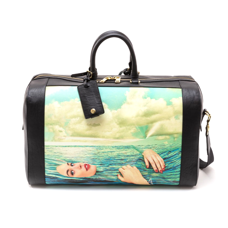 Сумка-дафл Seletti Seagirl Черный Голубой Сумка-дафл Seletti Seagirl Черный Голубой в Челябинске | Loft Concept