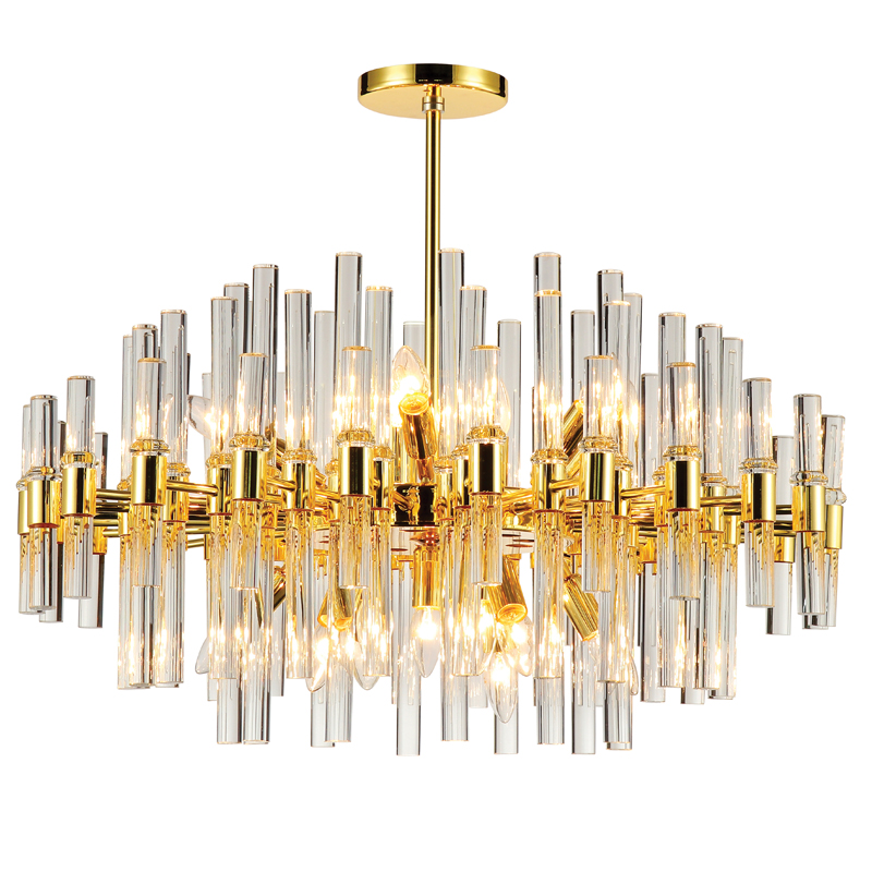 Люстра Luxxu Chandelier 80 Глянцевое золото Прозрачный Люстра Luxxu Chandelier 80 Глянцевое золото Прозрачный в Челябинске | Loft Concept