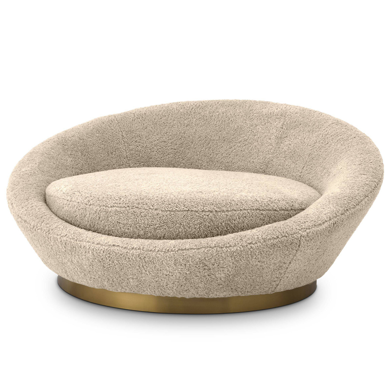 Диван Eichholtz Sofa Duardo Песочный Латунь Диван Eichholtz Sofa Duardo Песочный Латунь в Челябинске | Loft Concept