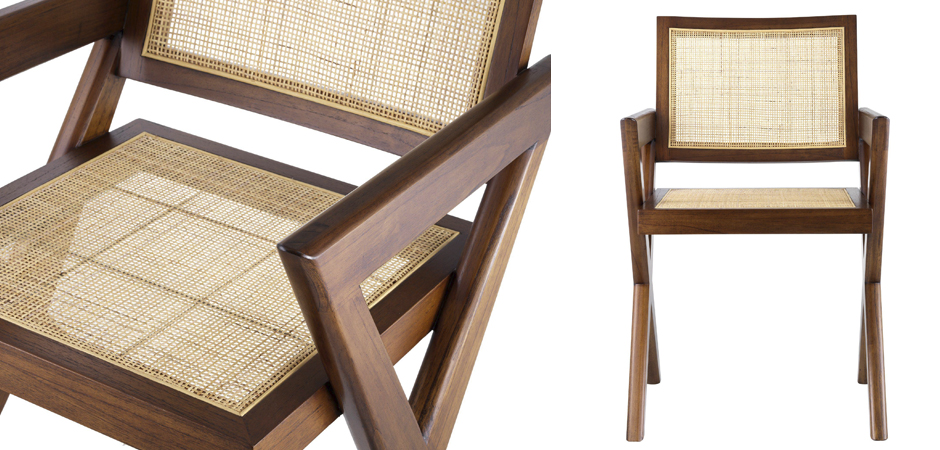 Стул Eichholtz Dining Chair Augustin brown Стул Eichholtz Dining Chair Augustin brown - Loft-Concept в Челябинске