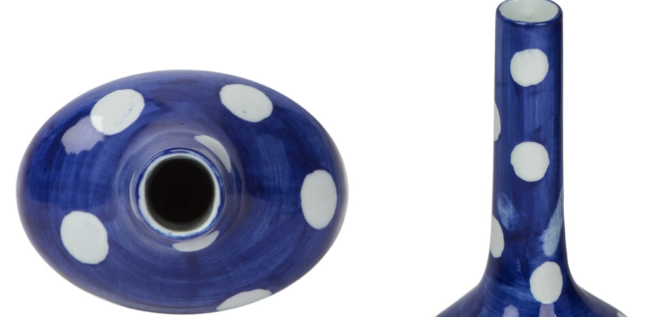 Ваза-бутылка blue & white ornament Point Bottle Ваза-бутылка blue & white ornament Point Bottle - Loft-Concept в Челябинске