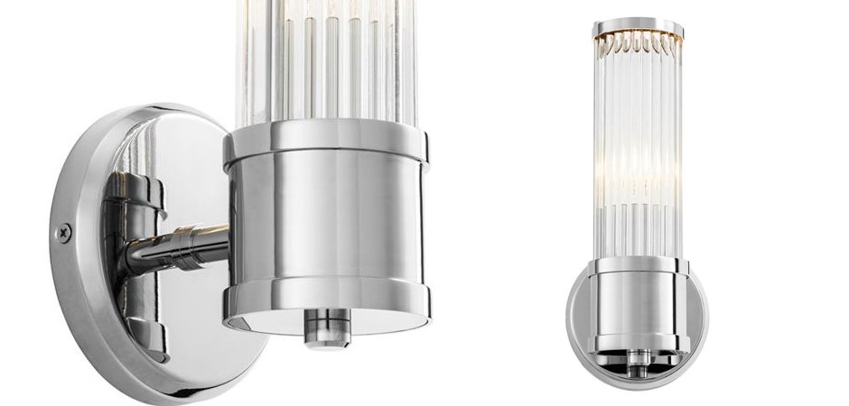 Бра Wall Lamp Claridges Single Nickel Бра Wall Lamp Claridges Single Nickel - Loft-Concept в Челябинске