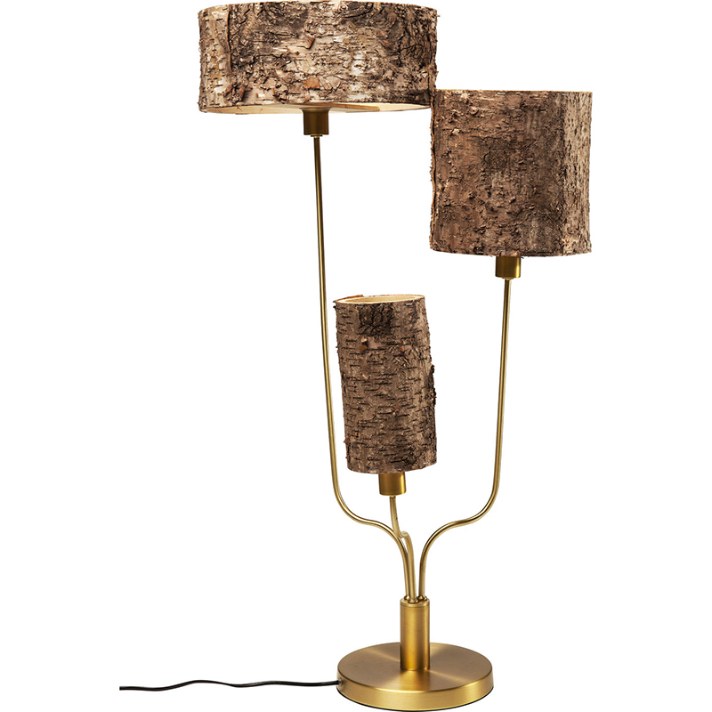 Настольная лампа Log Lampshades Золотой Древесина Настольная лампа Log Lampshades Золотой Древесина в Челябинске | Loft Concept