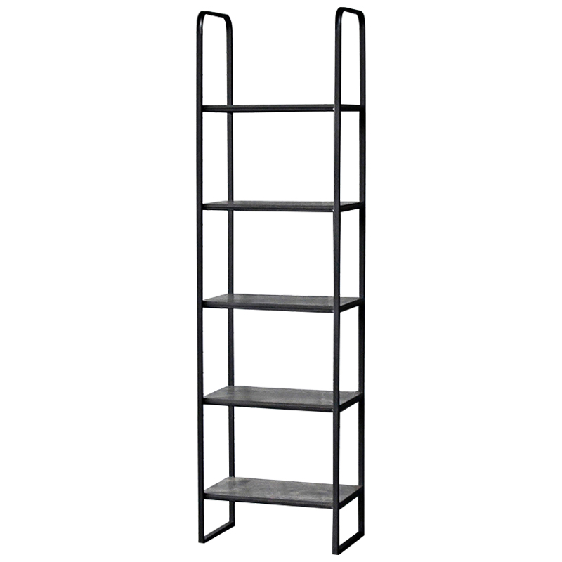 Стеллаж Ayman Graphite Industrial Metal Rust Rack Черный Дерево Серый Стеллаж Ayman Graphite Industrial Metal Rust Rack Черный Дерево Серый в Челябинске | Loft Concept