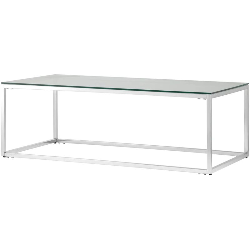 Столик кофейный Cassiani Collection Silver Серебряный Прозрачное Стекло Столик кофейный Cassiani Collection Silver Серебряный Прозрачное Стекло в Челябинске | Loft Concept
