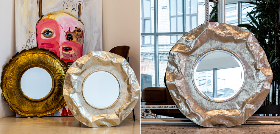 Зеркало Chlodio Silver Mirror Зеркало Chlodio Silver Mirror - Loft-Concept в Челябинске