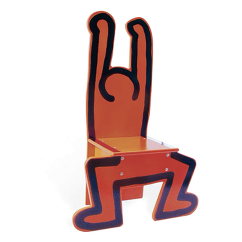 Детский стул Chaise Keith Haring Dancer Vilac Красный Красный Детский стул Chaise Keith Haring Dancer Vilac Красный Красный в Челябинске | Loft Concept