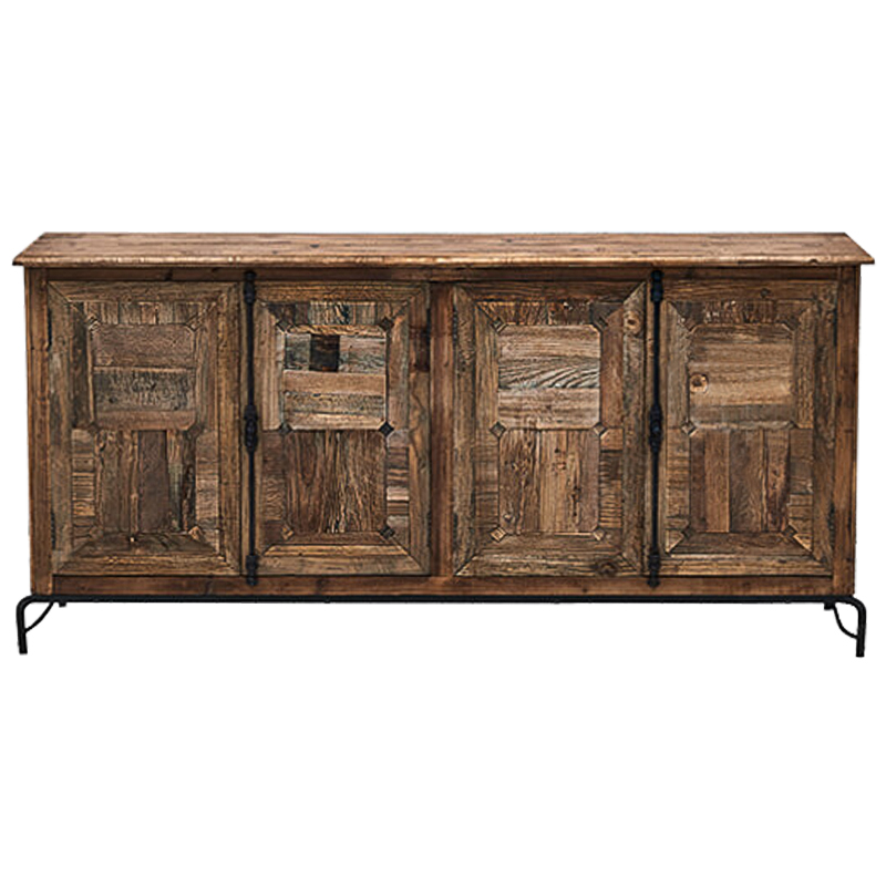 Комод деревянный в стиле Лофт Ennio Wood Commode Коричневый Черный Комод деревянный в стиле Лофт Ennio Wood Commode Коричневый Черный в Челябинске | Loft Concept