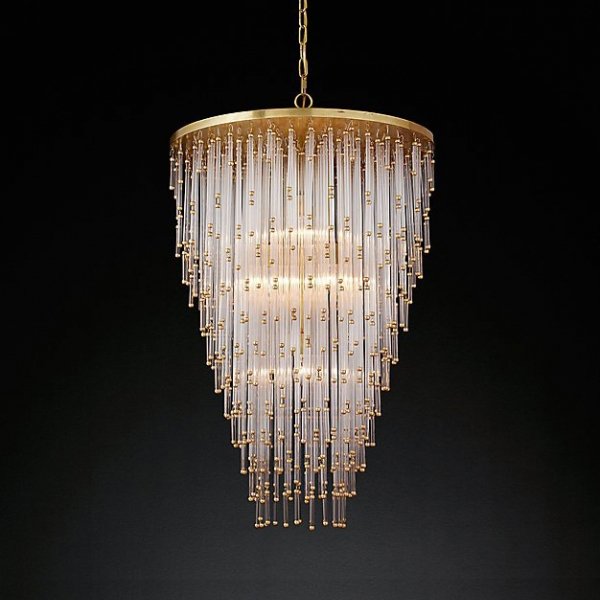 Люстра Restoration Hardware Luciano Chandelier 22 Латунь Люстра Restoration Hardware Luciano Chandelier 22 Латунь в Челябинске | Loft Concept