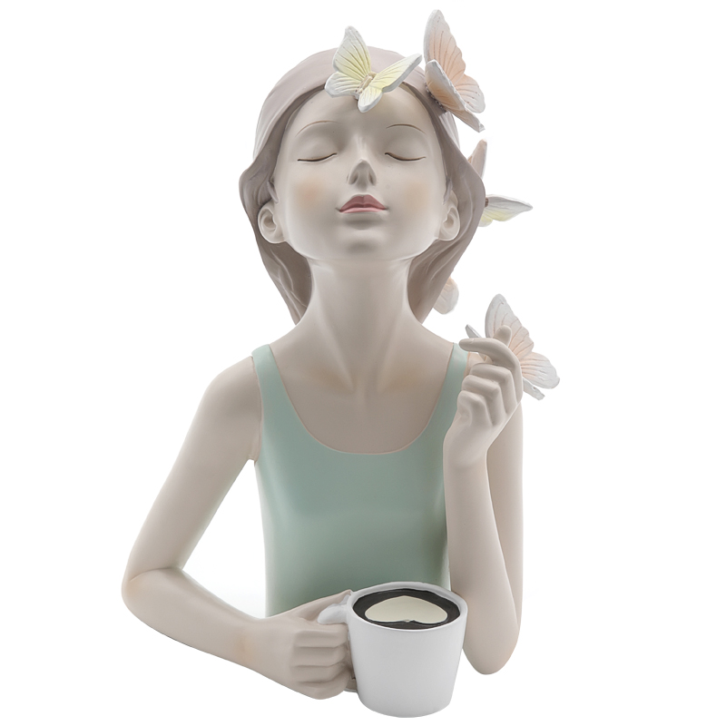 Статуэтка Butterfly Girl Sympathy Бежевый Белый Голубой пастельный Статуэтка Butterfly Girl Sympathy Бежевый Белый Голубой пастельный в Челябинске | Loft Concept