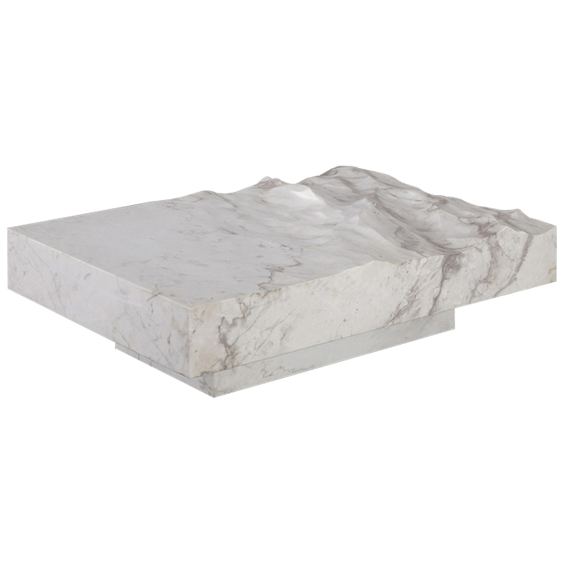 Дизайнерский журнальный стол Mathieu Lehanneur Sculpts Ocean Memories Square White Белый Мрамор Bianco Дизайнерский журнальный стол Mathieu Lehanneur Sculpts Ocean Memories Square White Белый Мрамор Bianco в Челябинске | Loft Concept