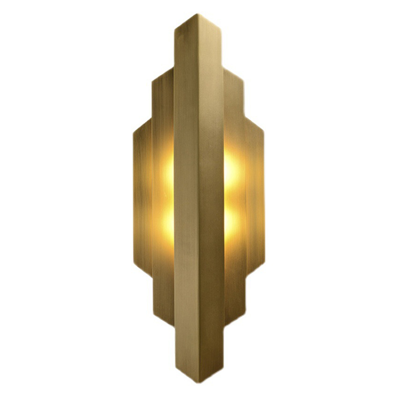 Бра Deco Sconce Vertical Geometric Modern Studio Endo Золотой Бра Deco Sconce Vertical Geometric Modern Studio Endo Золотой в Челябинске | Loft Concept