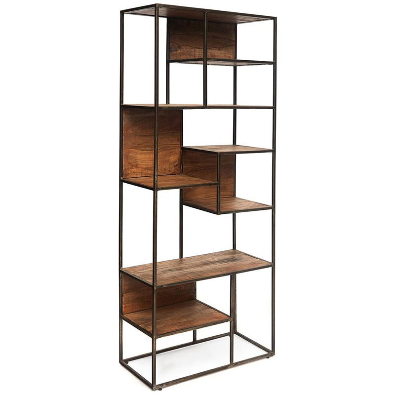 Стеллаж Loft Acacia Shelving small Древесина Черный Стеллаж Loft Acacia Shelving small Древесина Черный в Челябинске | Loft Concept