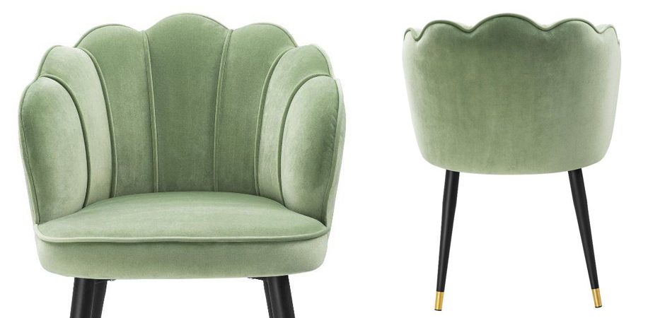 Стул Eichholtz Dining Chair Bristol pistache green Стул Eichholtz Dining Chair Bristol pistache green - Loft-Concept в Челябинске