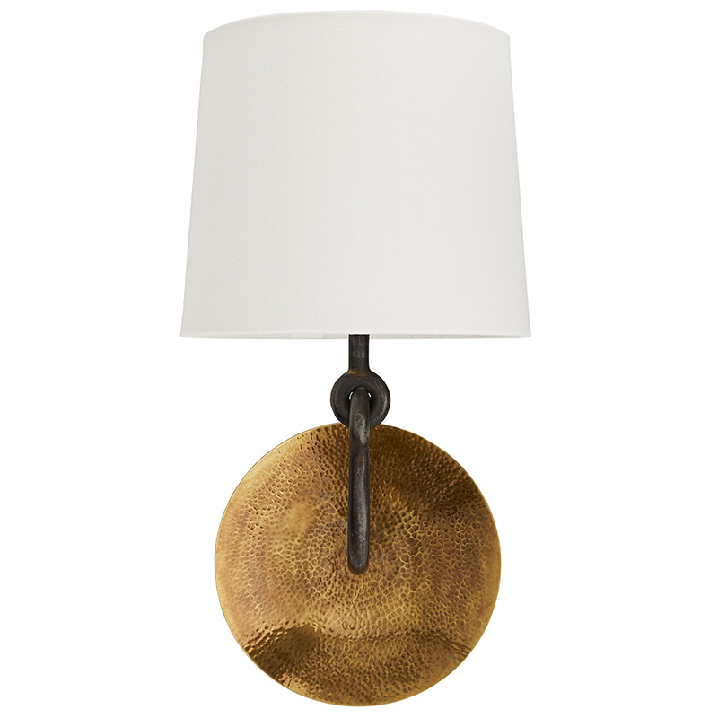 Бра GILES SCONCE Белый Черный Латунь Бра GILES SCONCE Белый Черный Латунь в Челябинске | Loft Concept