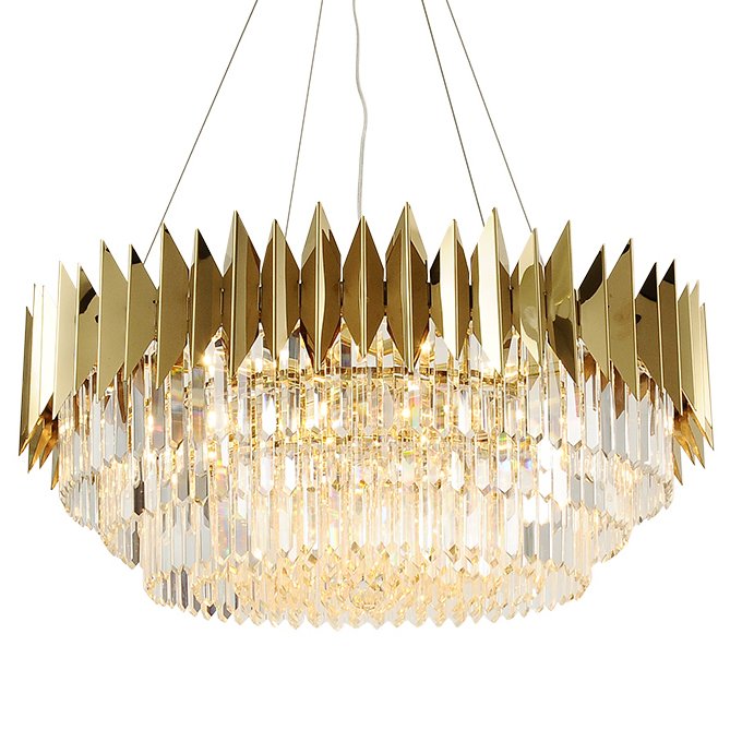 Подвесной светильник KEBO KING CHANDELIER Латунь Прозрачное Стекло Подвесной светильник KEBO KING CHANDELIER Латунь Прозрачное Стекло в Челябинске | Loft Concept