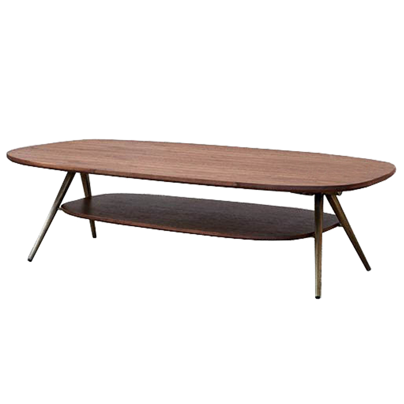 Кофейный стол Killigrew Coffee Table Орех Золотой Кофейный стол Killigrew Coffee Table Орех Золотой в Челябинске | Loft Concept