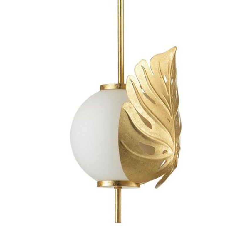 Подвесной светильник Gold Monstera Leaf Золотой Подвесной светильник Gold Monstera Leaf Золотой в Челябинске | Loft Concept