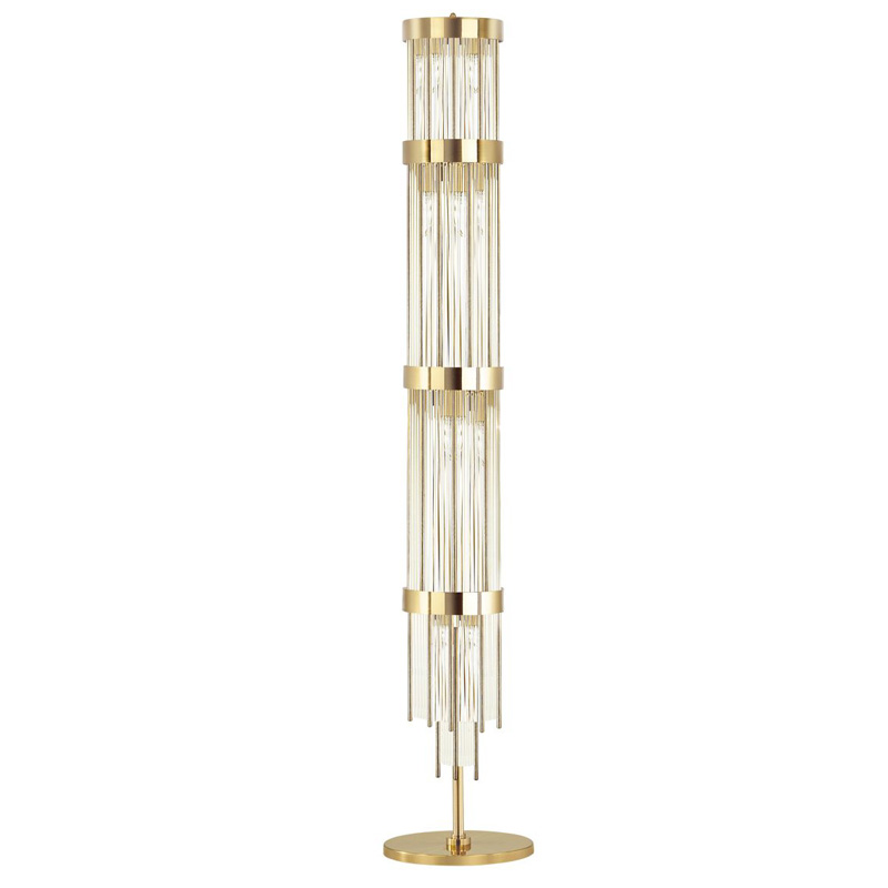 Торшер Niemira Floor lamp Прозрачный (Transparent) Золотой Торшер Niemira Floor lamp Прозрачный (Transparent) Золотой в Челябинске | Loft Concept
