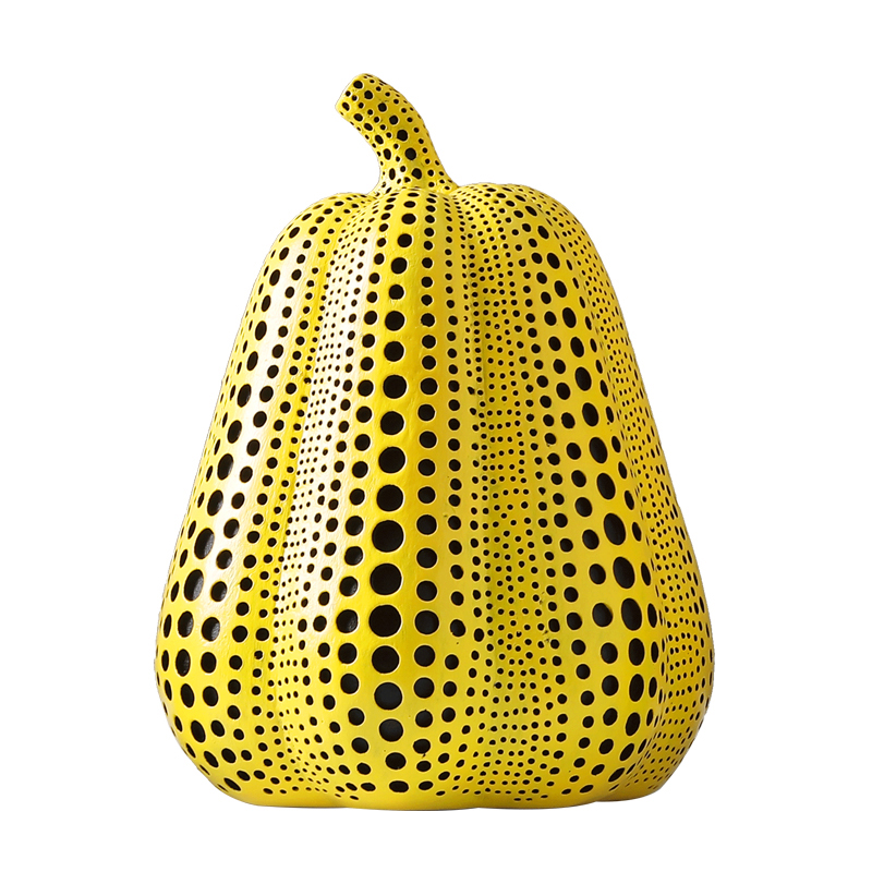 Статуэтка тыквы Kusama Yayoi I Желтый Черный Статуэтка тыквы Kusama Yayoi I Желтый Черный в Челябинске | Loft Concept