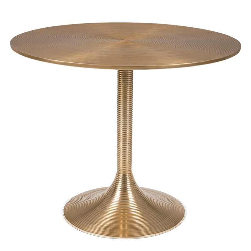 Кофейный столик HYPNOTISING ROUND COFFEE TABLE GOLD BM23002 Bold Monkey Золотой в Челябинске | Loft Concept 