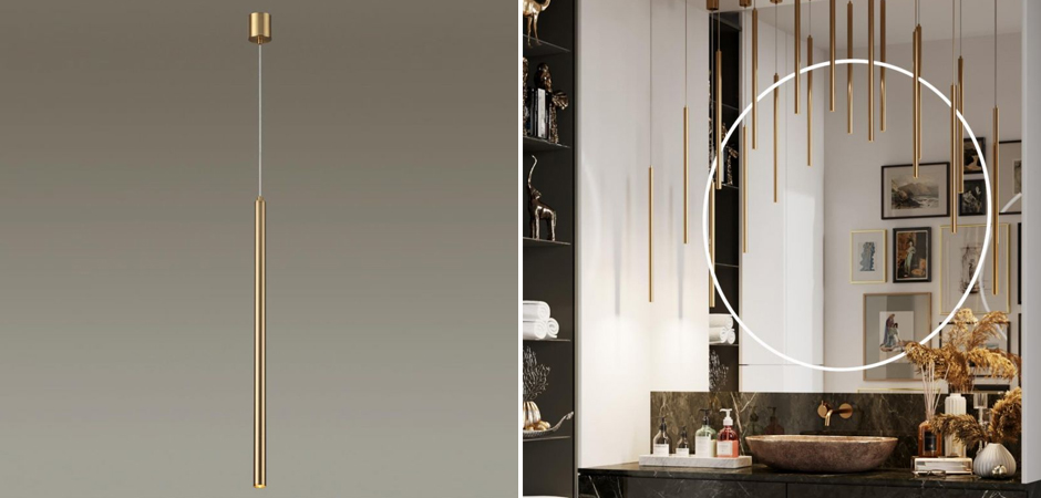Подвесной светильник Trumpet Tube Gold Подвесной светильник Trumpet Tube Gold - Loft-Concept в Челябинске