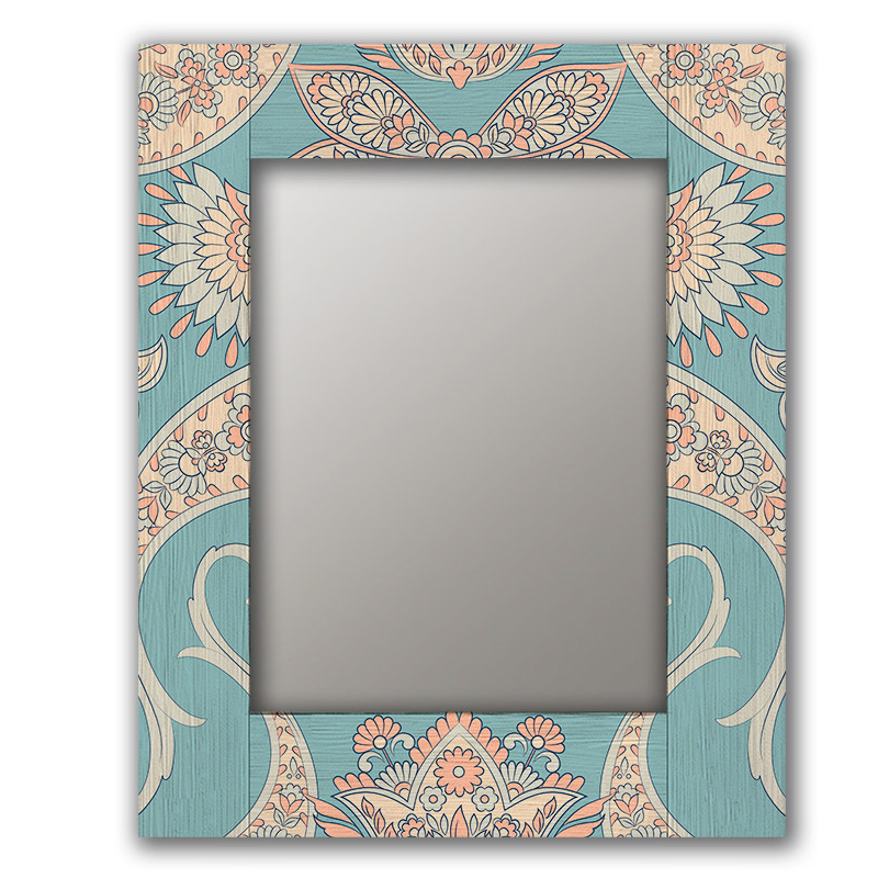 Зеркало Paisley Pattern Мульти Зеркало Paisley Pattern Мульти в Челябинске | Loft Concept