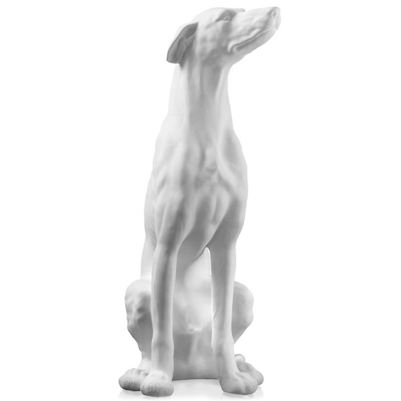 Статуэтка Abhika Greyhound Bisc. White Белый Статуэтка Abhika Greyhound Bisc. White Белый в Челябинске | Loft Concept