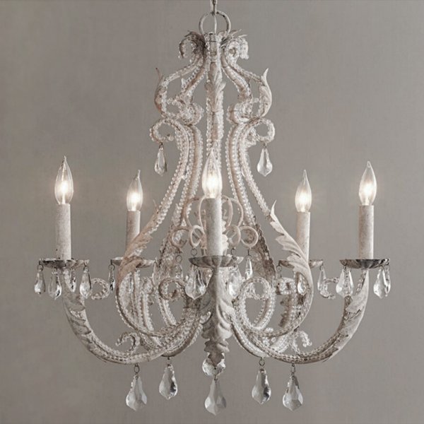 Restoration Hardware PALAIS Chandelier Белый винтажная патина Restoration Hardware PALAIS Chandelier Белый винтажная патина в Челябинске | Loft Concept