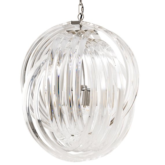 Люстра Chandelier Marco Polo M Прозрачный (Transparent) Никель Люстра Chandelier Marco Polo M Прозрачный (Transparent) Никель в Челябинске | Loft Concept