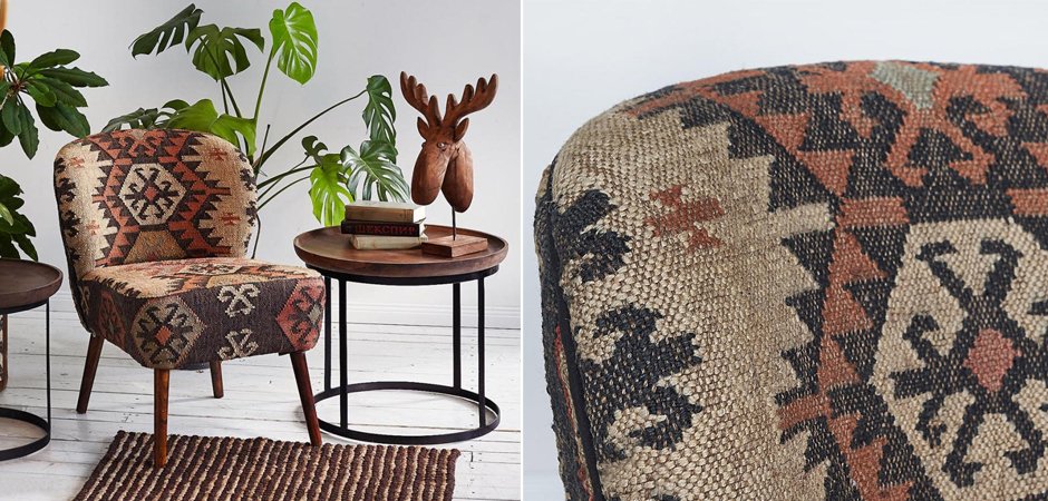 Кресло KELIM Brown Chair Кресло KELIM Brown Chair - Loft-Concept в Челябинске