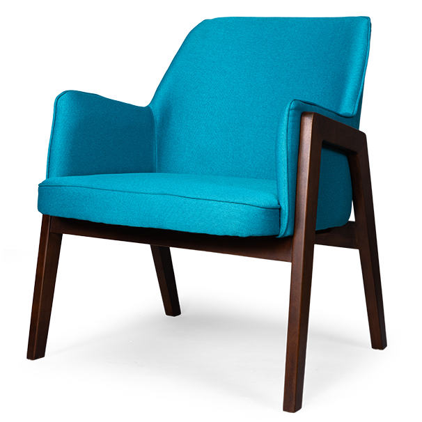 Кресло Gregory light blue Голубой Коричневый Кресло Gregory light blue Голубой Коричневый в Челябинске | Loft Concept