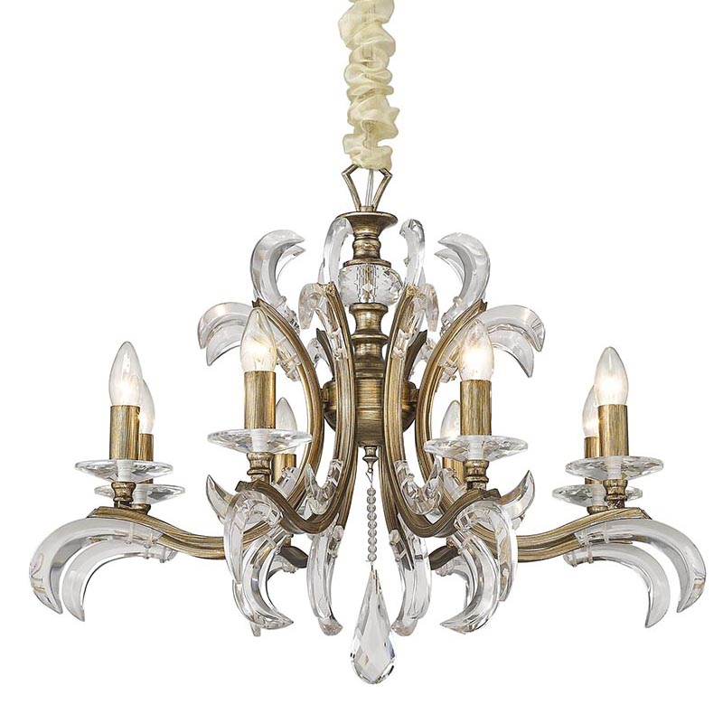 Люстра Blenden Chandelier 80 Серебряный Люстра Blenden Chandelier 80 Серебряный в Челябинске | Loft Concept