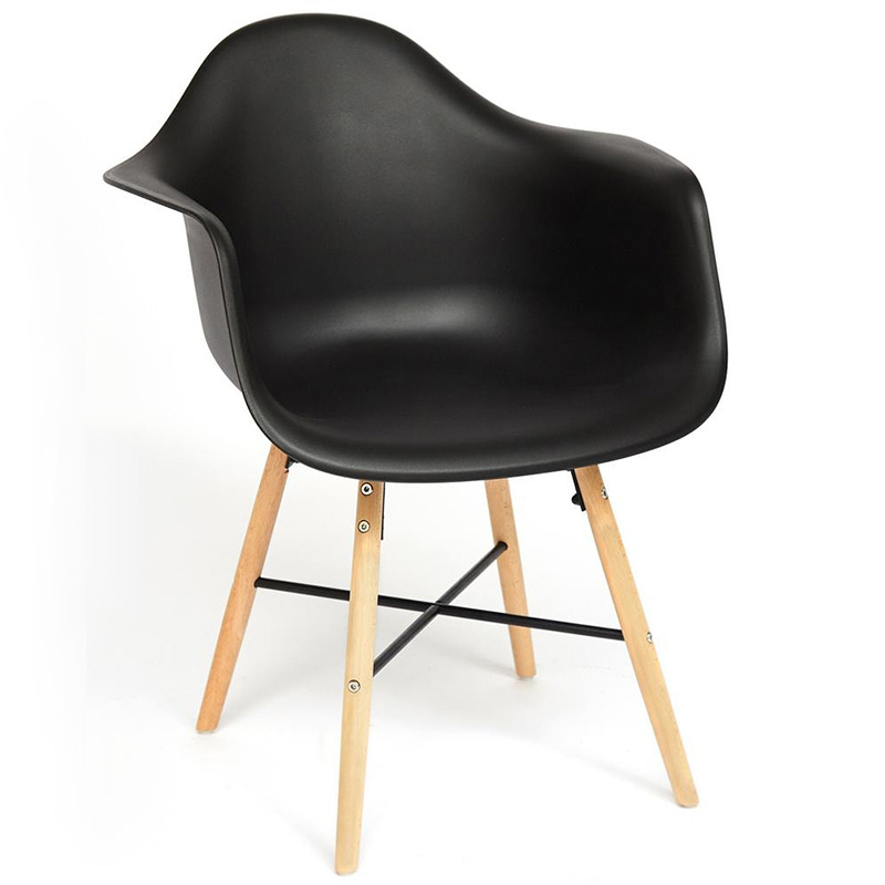 Стул DAW black Черный Древесина Стул DAW black Черный Древесина в Челябинске | Loft Concept