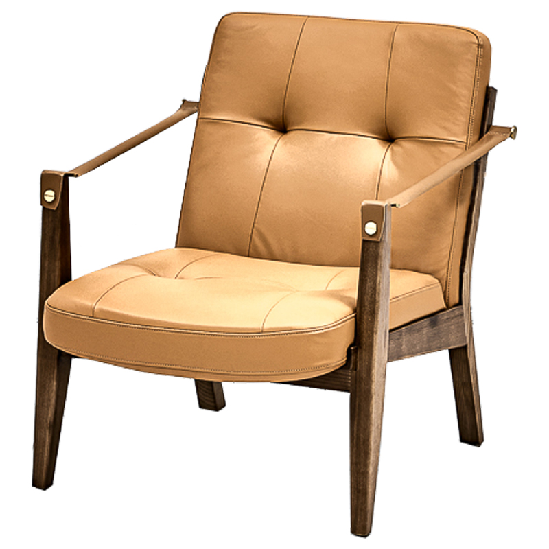 Кресло Toulouse Armchair Горчичный Коричневый в Челябинске | Loft Concept 