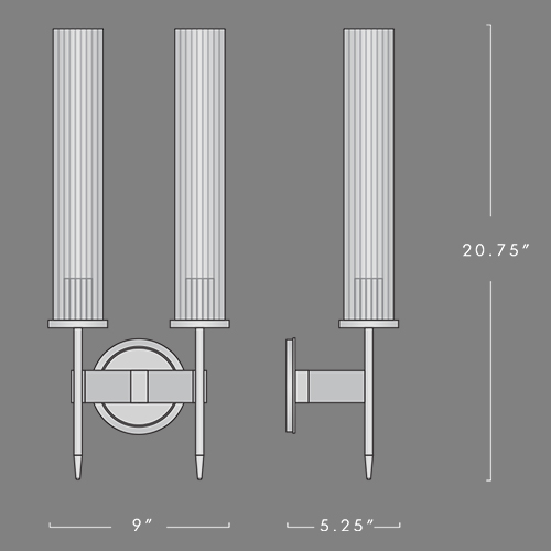 Бра Jonathan Browning ALOUETTE DOUBLE SCONCE Бра Jonathan Browning ALOUETTE DOUBLE SCONCE в Челябинске
