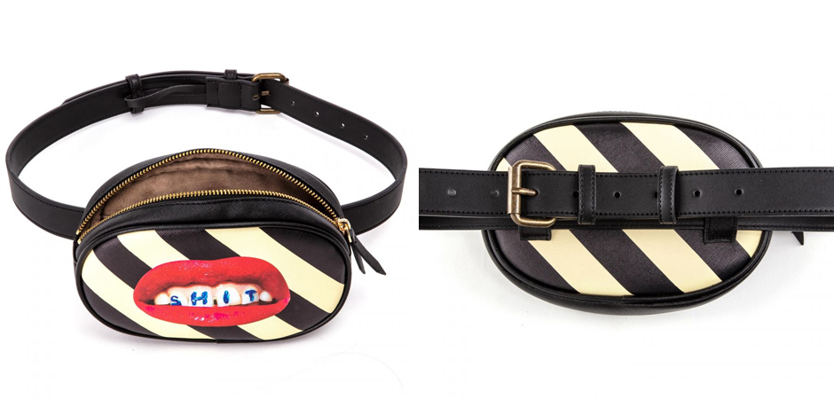 Поясная сумка Seletti Shit Striped Поясная сумка Seletti Shit Striped - Loft-Concept в Челябинске
