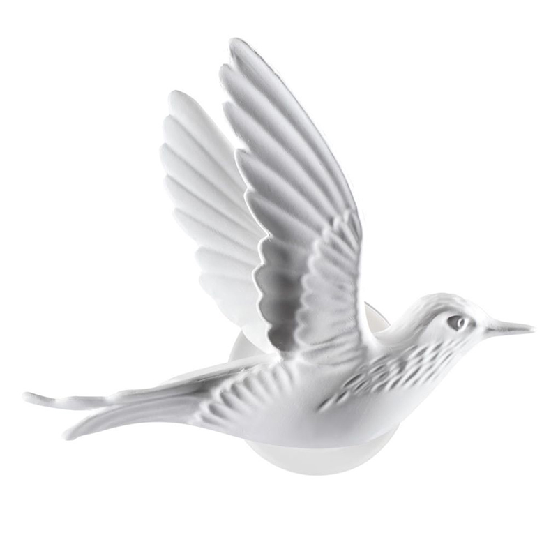Бра White Bird Wall Lamp Белый Бра White Bird Wall Lamp Белый в Челябинске | Loft Concept