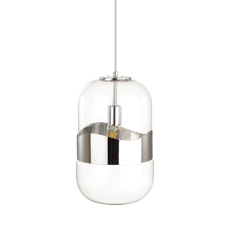 Подвесной светильник Igon Chrome Hanging Lamp Прозрачный Хром Подвесной светильник Igon Chrome Hanging Lamp Прозрачный Хром в Челябинске | Loft Concept