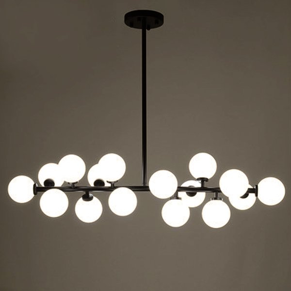 Светильник Bubble Stik Black Chandelier Черный матовый Светильник Bubble Stik Black Chandelier Черный матовый в Челябинске | Loft Concept